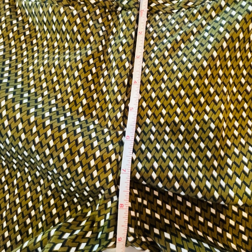 Zara Basic Black Label Geometric Print Pants | Si… - image 4